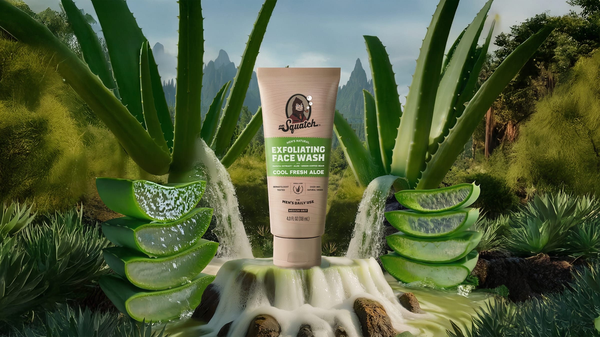 Cool Fresh Aloe Face Wash - Image 2