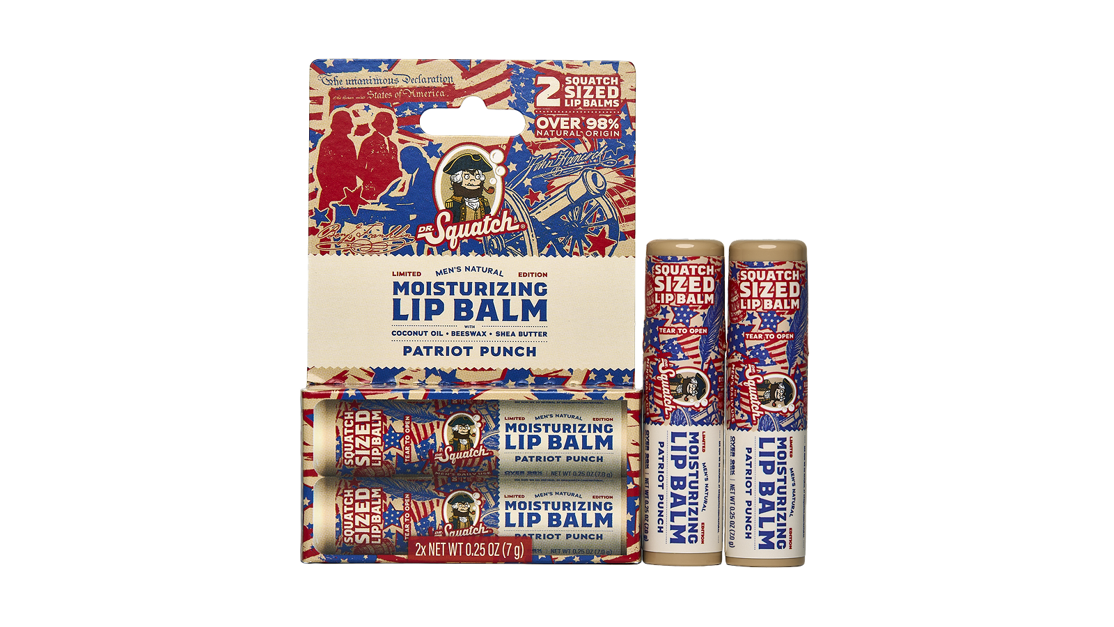 Patriot Punch Lip Balm 2-Pack Lip Balm