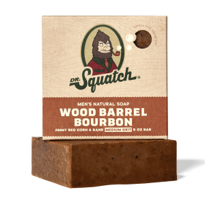 Wood Barrel Bourbon Bar Soap