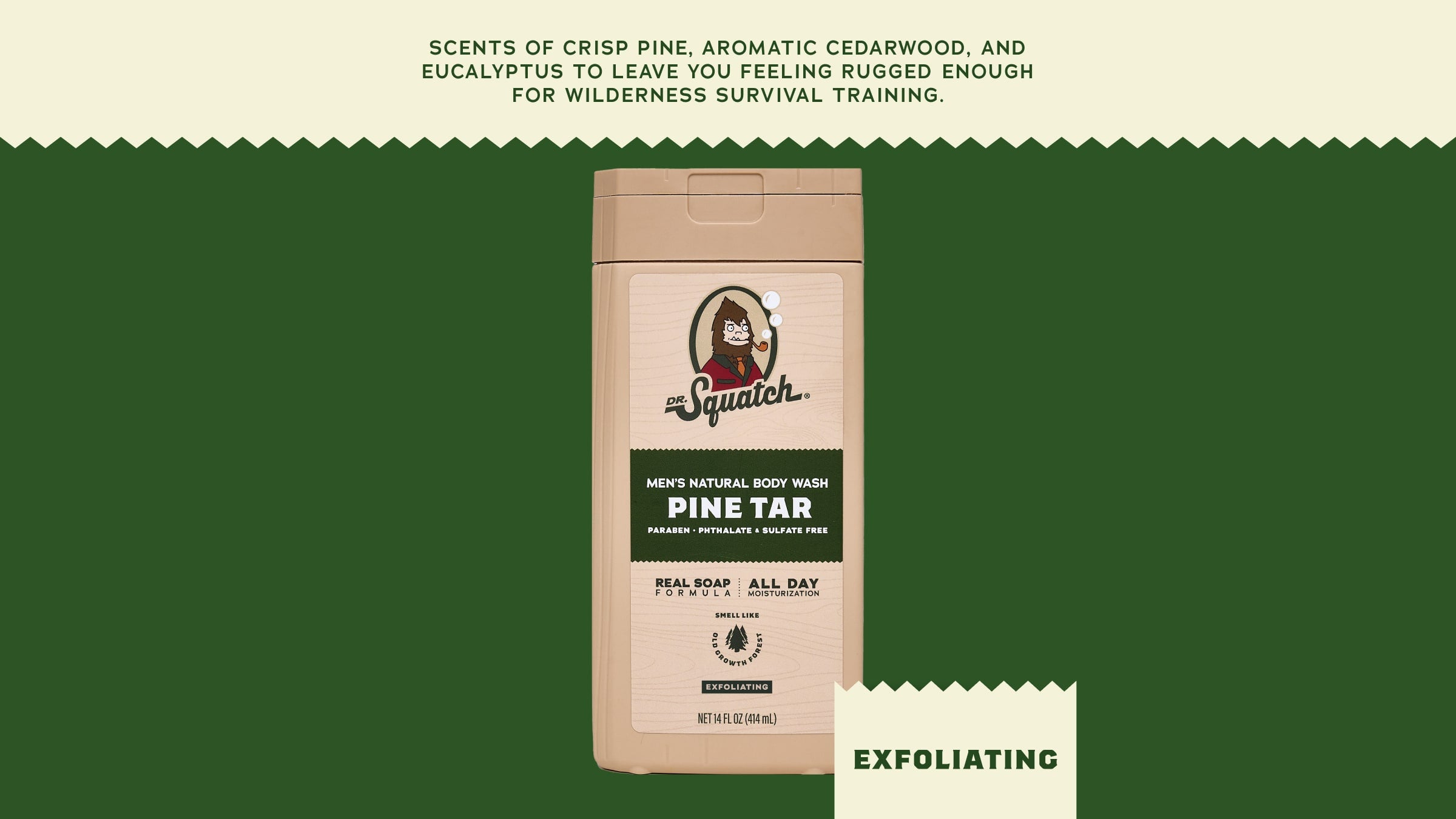 Pine Tar Exfoliating Body Wash - Image 5